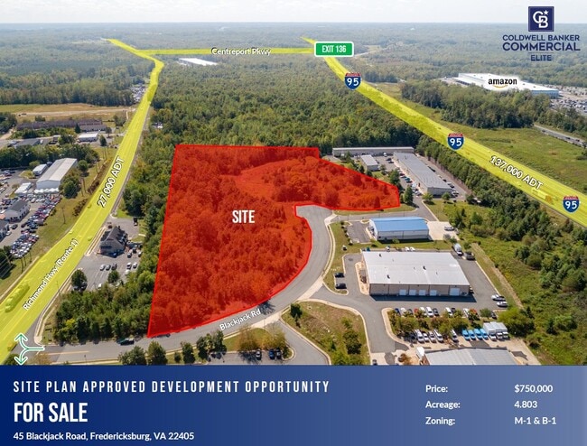 More details for 45 Blackjack Rd, Fredericksburg, VA - Land for Sale