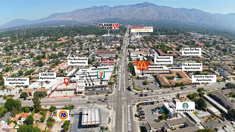 8951-8955 Duarte Rd, San Gabriel, CA à louer - Photo du bâtiment - Image 2 de 24