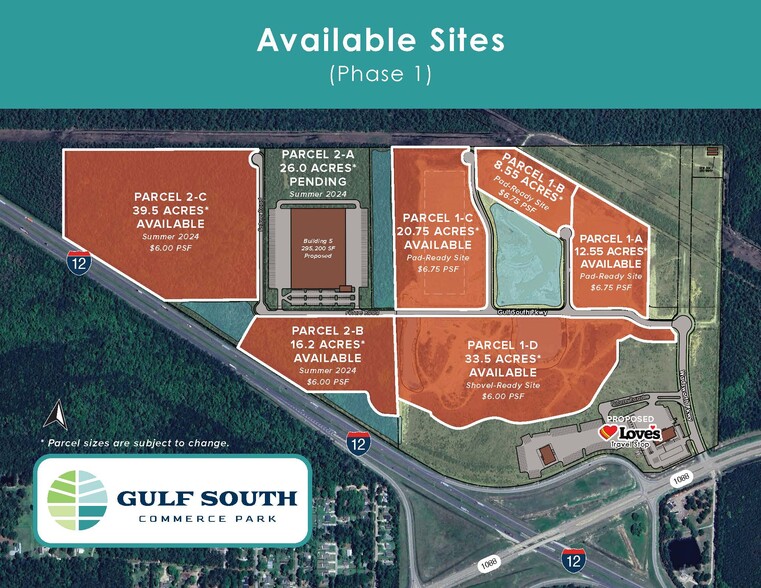 I-12 at Highway 1088 2-A, Mandeville, LA à vendre - Plan de site - Image 1 de 3