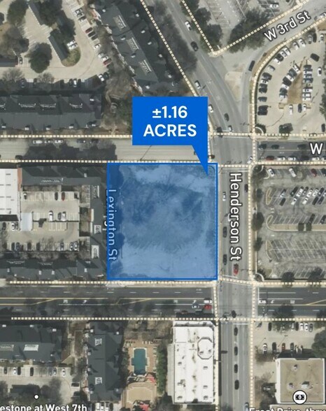 1000 W 7th St, Fort Worth, TX à vendre - Aérien - Image 2 de 2