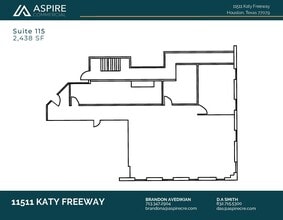 11511 Katy Fwy, Houston, TX for lease Floor Plan- Image 1 of 1