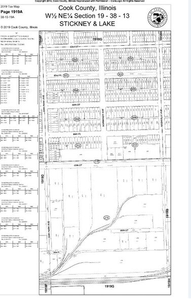 6700 W 64th St, Chicago, IL à vendre - Plan cadastral - Image 2 de 2