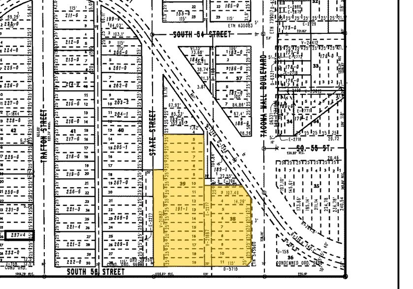 2115 S 56th St, Tacoma, WA à louer - Plan cadastral - Image 3 de 8