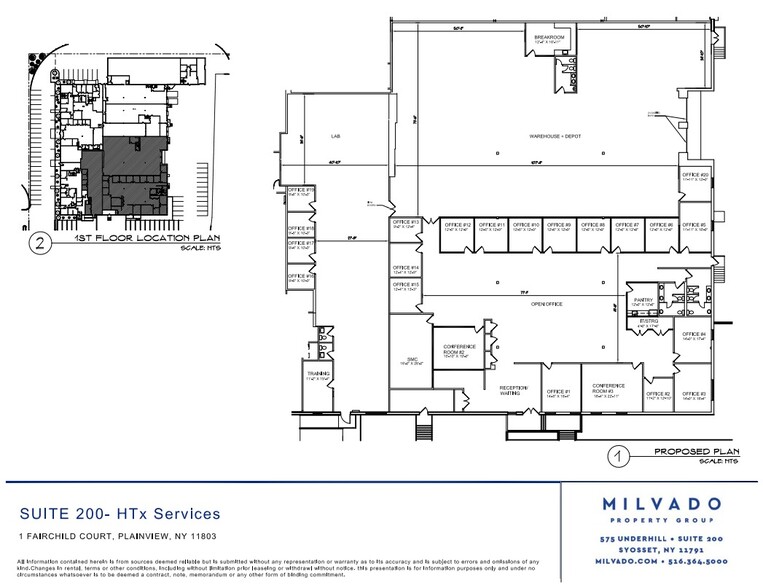 1 Fairchild Ct, Plainview, NY for lease - Floor Plan - Image 3 of 3