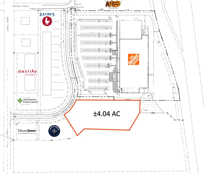 2011 Central Ave, Cordele, GA for sale - Site Plan - Image 3 of 3
