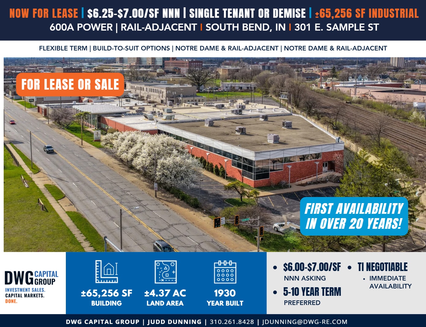 301 E Sample St, South Bend, IN for lease Building Photo- Image 1 of 16