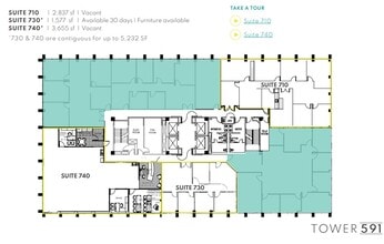 591 Camino de la Reina, San Diego, CA for lease Floor Plan- Image 1 of 1