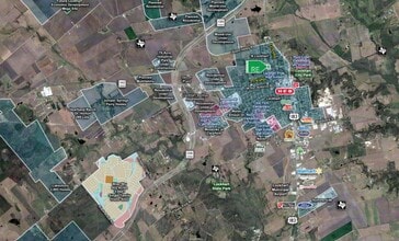 804 N Pecos St, Lockhart, TX - AÉRIEN  Vue de la carte