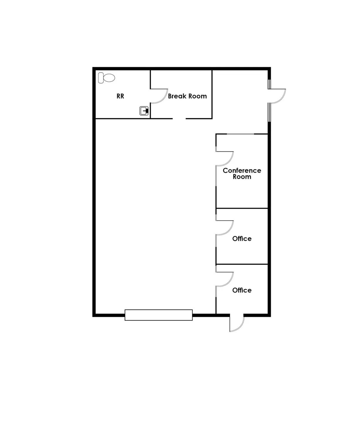 2045 S Vineyard, Mesa, AZ for lease Floor Plan- Image 1 of 8