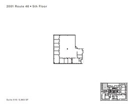 2001 Route 46, Parsippany, NJ for lease Floor Plan- Image 1 of 1