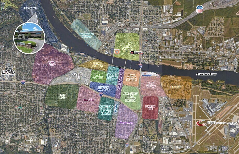 2120 Riverfront Dr, Little Rock, AR à louer - Photo du bâtiment - Image 3 de 12