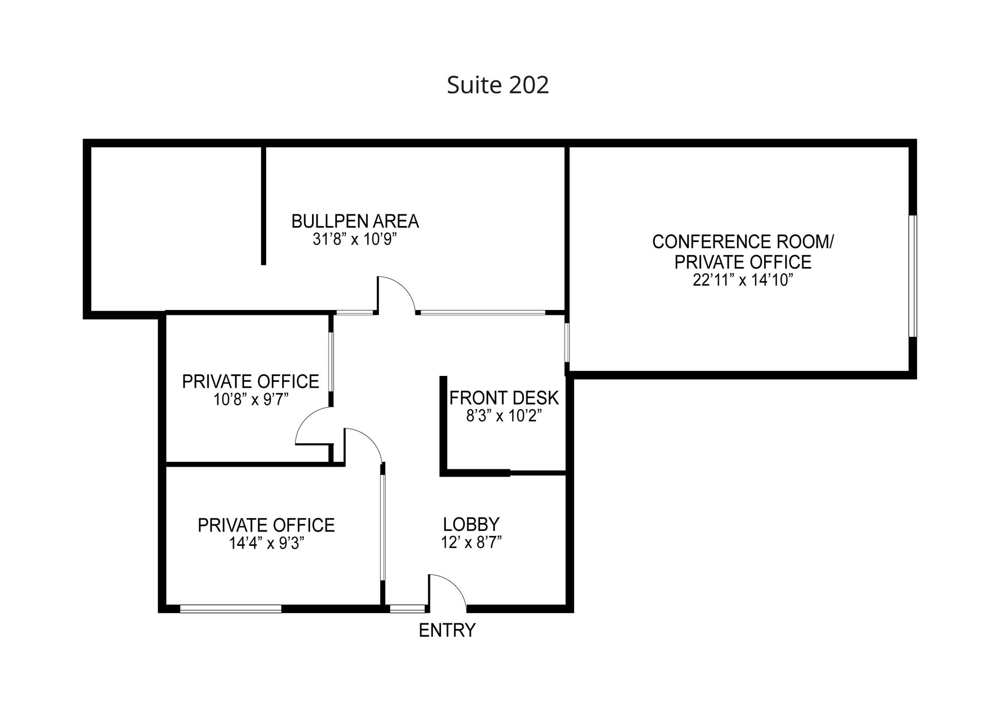 5353 E 2nd St, Long Beach, CA for lease Floor Plan- Image 1 of 12