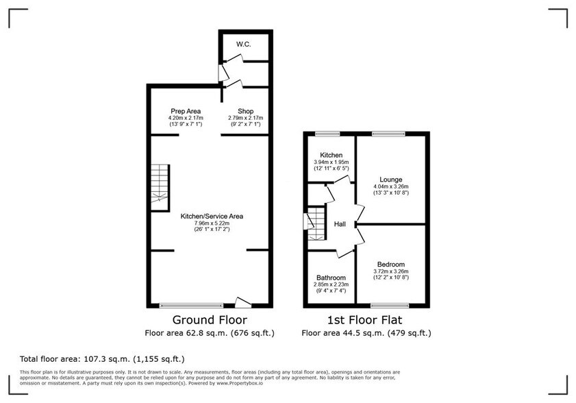 34a Duke St, Hartlepool à vendre - Plan d’étage type - Image 2 de 12