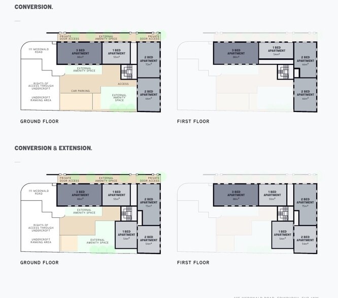125 Mcdonald Rd, Edinburgh for lease - Floor Plan - Image 2 of 2