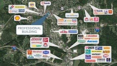 927 Wheeling Ave, Cambridge, OH - AERIAL  map view - Image1