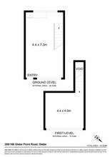 166 Glebe Point Rd, Glebe for lease Floor Plan- Image 2 of 2