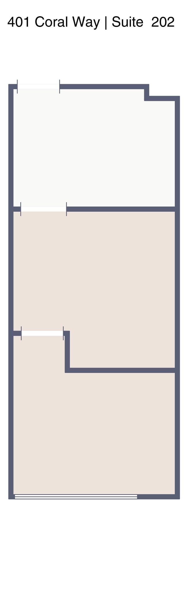 401 Coral Way, Coral Gables, FL à louer Plan de site- Image 1 de 1