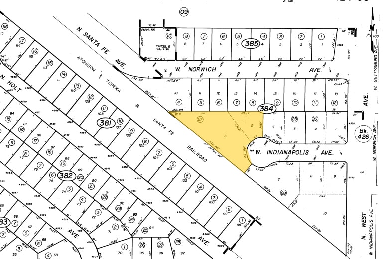 1398 W Indianapolis Ave, Fresno, CA for lease - Plat Map - Image 3 of 3