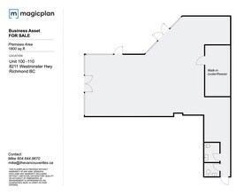 8211 Westminster Hwy, Richmond, BC for lease Floor Plan- Image 2 of 5