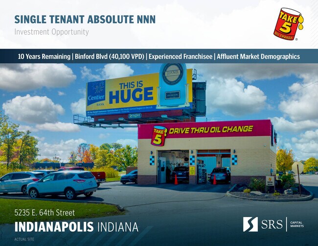 Plus de détails pour 5235 E 64th St, Indianapolis, IN - Commerce de détail à vendre