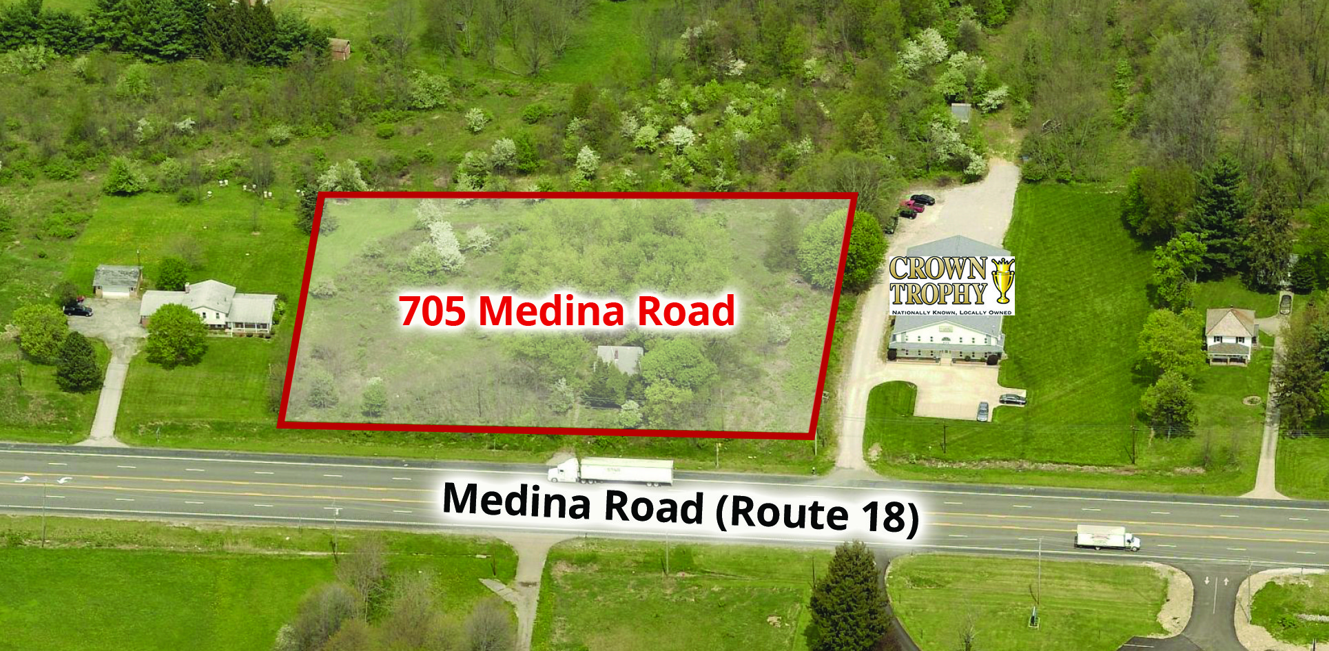 705 Medina Rd, Medina, OH for sale Aerial- Image 1 of 1