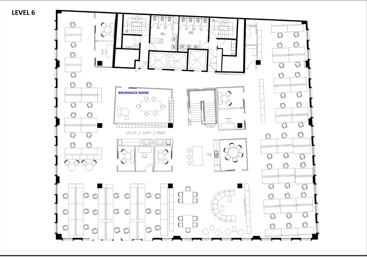 20 Berry St, North Sydney à louer Plan d’étage- Image 1 de 1