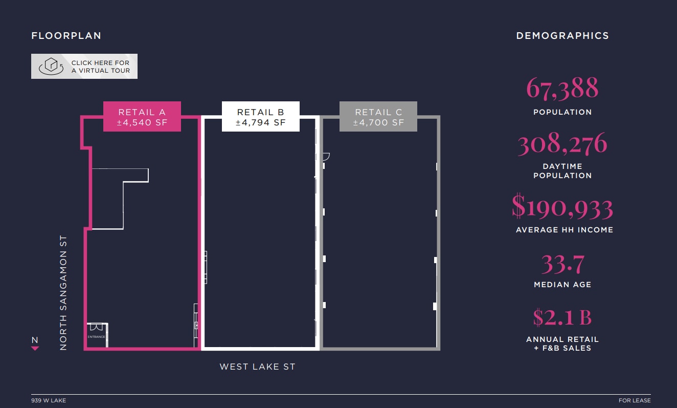 939 W Lake St, Chicago, IL for lease Floor Plan- Image 1 of 1