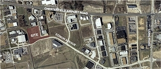 609 Cepi Dr, Chesterfield, MO - aerial  map view