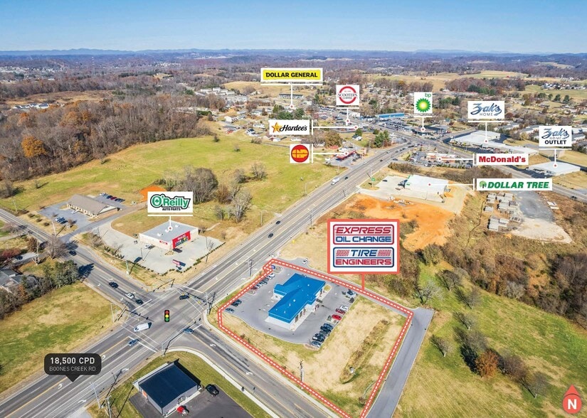 3104 Boones Creek Rd, Johnson City, TN à vendre - Photo du bâtiment - Image 3 de 6