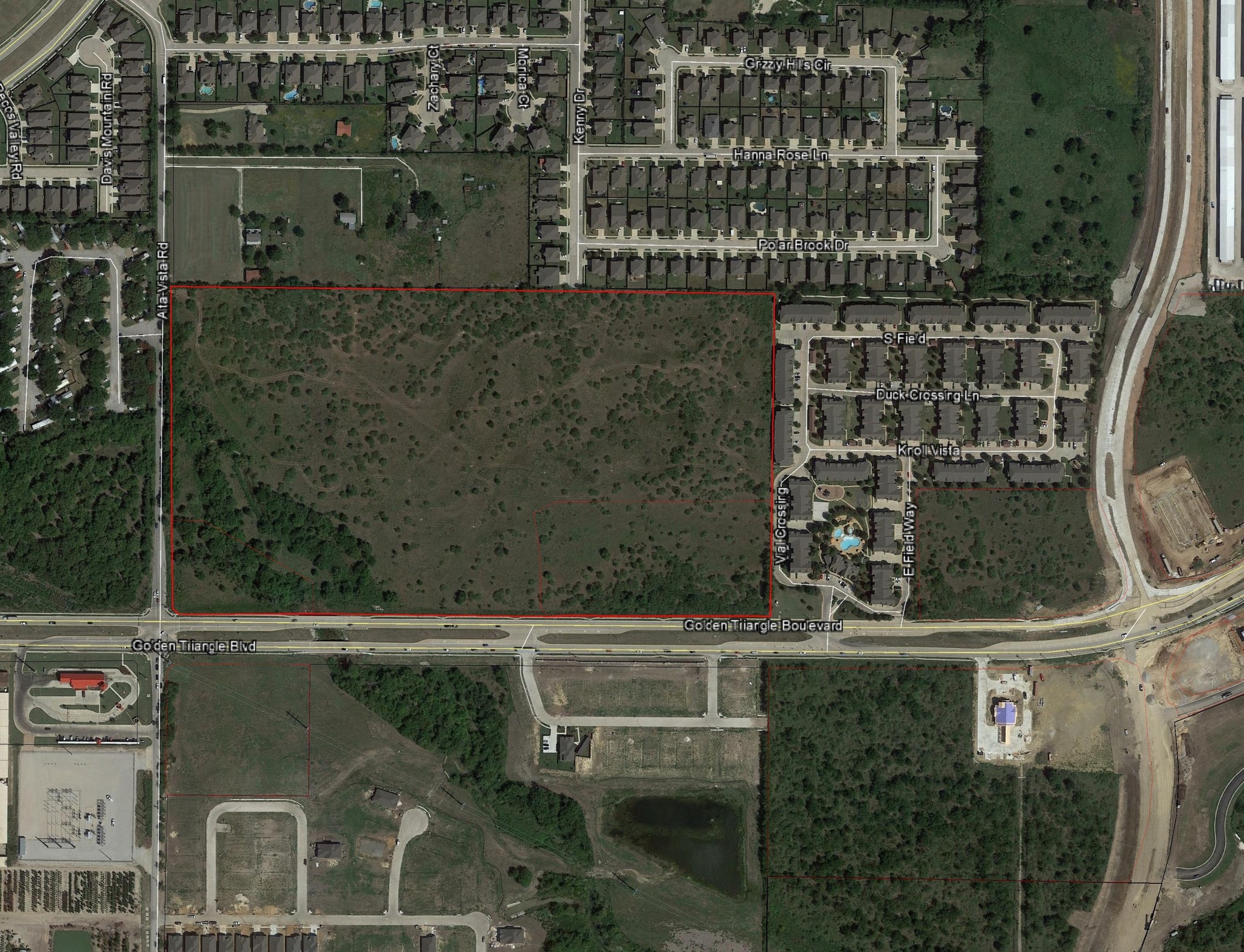 NEQ Golden Triangle & Alta Vista Rd, Fort Worth, TX à vendre Photo du bâtiment- Image 1 de 3