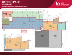 1301 E Washington St, Indianapolis, IN for lease Floor Plan- Image 1 of 1
