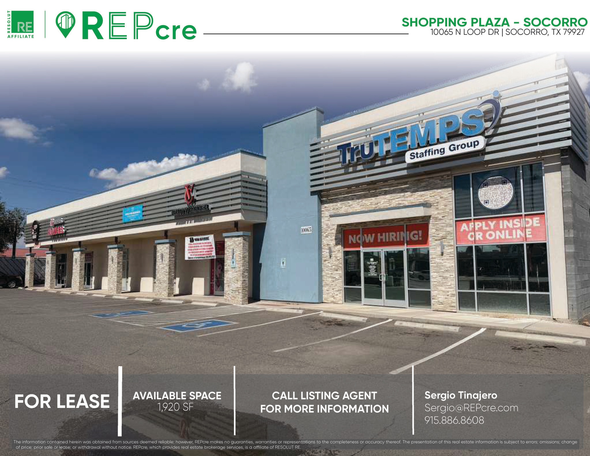 10065 N Loop Dr, Socorro, TX for lease Primary Photo- Image 1 of 3