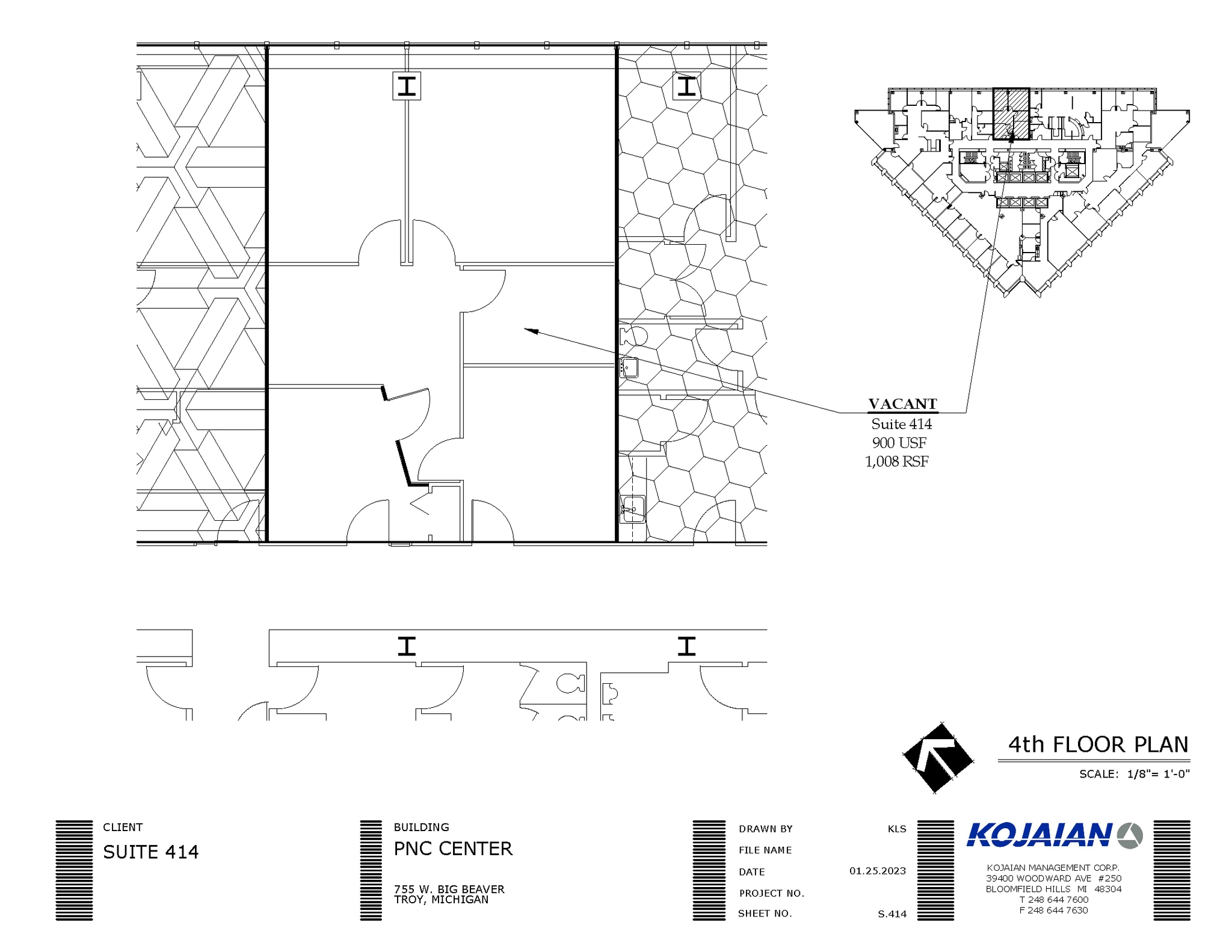 755 W Big Beaver Rd, Troy, MI for lease Floor Plan- Image 1 of 1