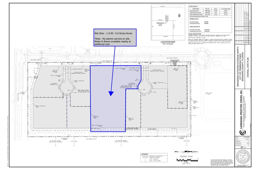 5980 SW 202 Ave, Pembroke Pines, FL à louer - Plan de site - Image 1 de 2