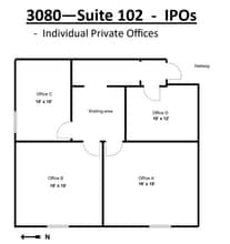 3060-3080 Ogden Ave, Lisle, IL à louer Plan d’étage- Image 1 de 1