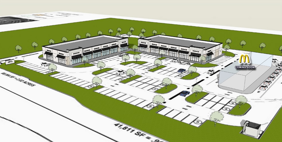 NWQ of Trinity Falls Pkwy & Olympic Crossing, McKinney, TX for lease - Building Photo - Image 3 of 11