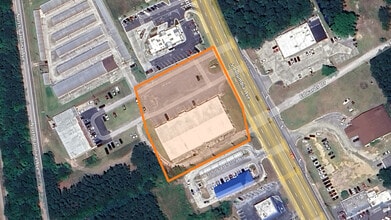 321 S Columbia Ave, Rincon, GA - Aerial  map view
