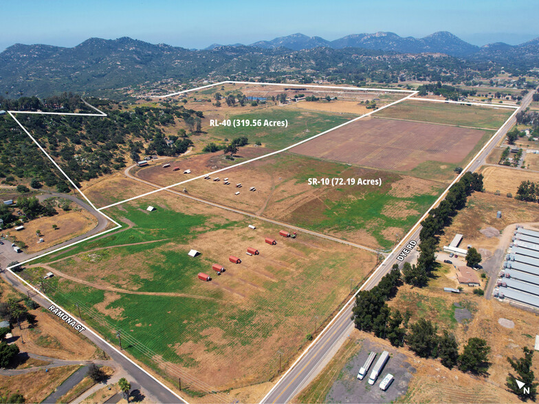 Dye Rd, Ramona, CA for sale - Aerial - Image 3 of 3