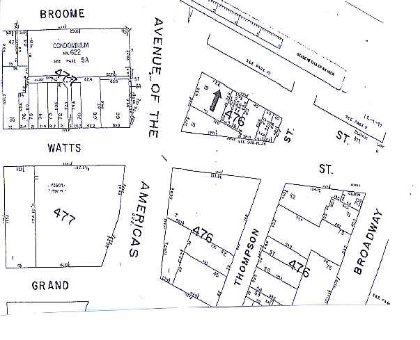 529 Broome St, New York, NY à vendre - Plan cadastral - Image 1 de 1