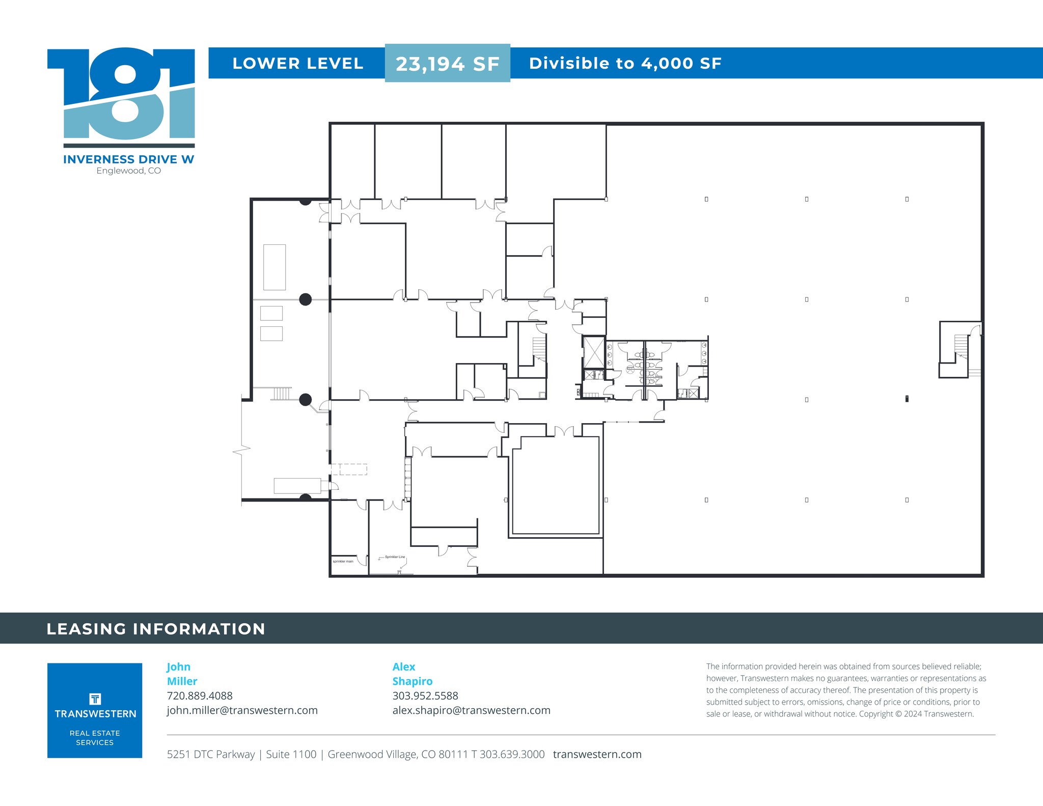 181 Inverness Dr W, Englewood, CO for lease Site Plan- Image 1 of 1