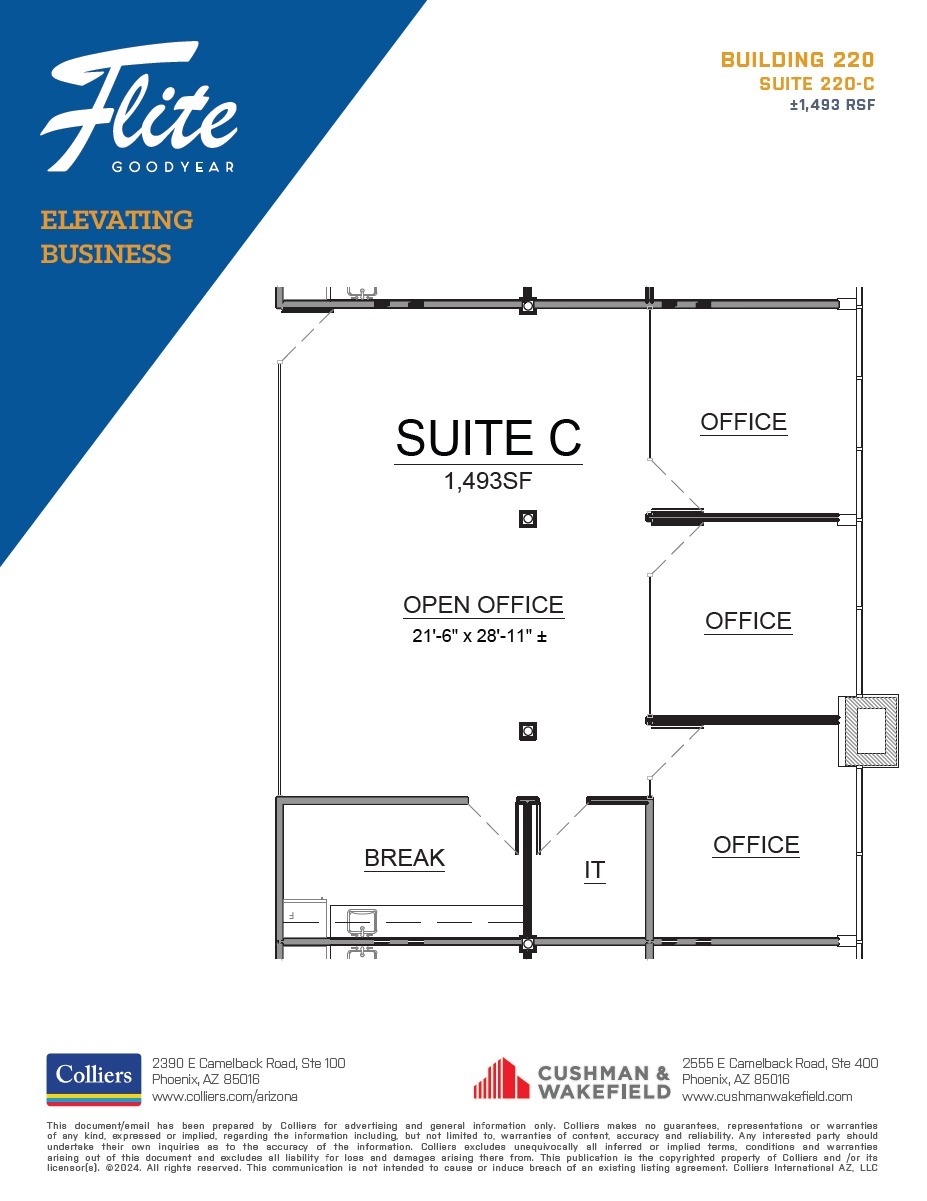 1300 S Litchfield Rd, Goodyear, AZ à louer Plan d  tage- Image 1 de 6