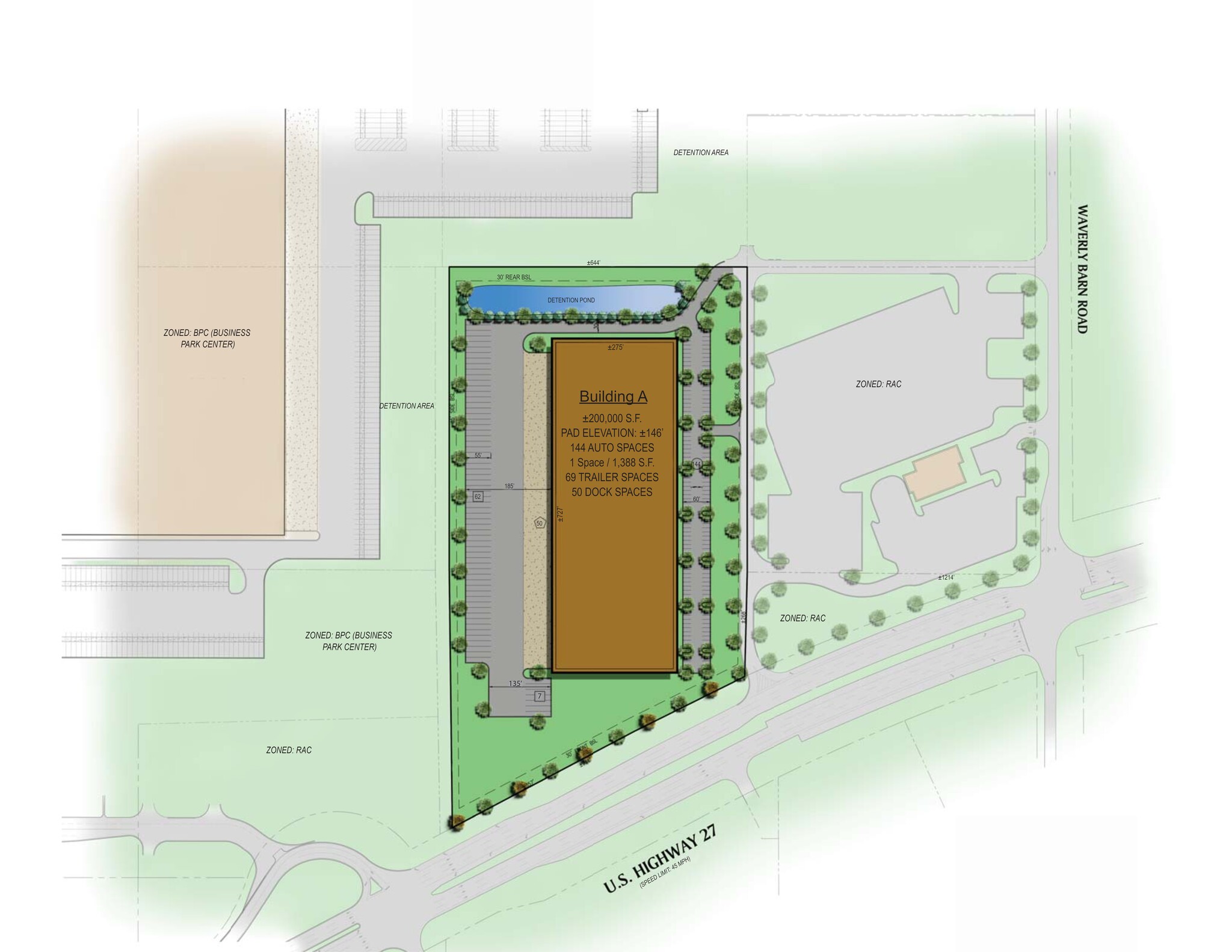 Interstate 4 & I 27, Davenport, FL for lease Site Plan- Image 1 of 2