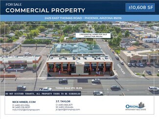 Plus de détails pour 2425 E Thomas Rd, Phoenix, AZ - Bureau à vendre