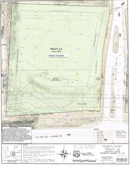 2029 Irvine Rd, Richmond, KY à vendre - Plan cadastral - Image 2 de 6