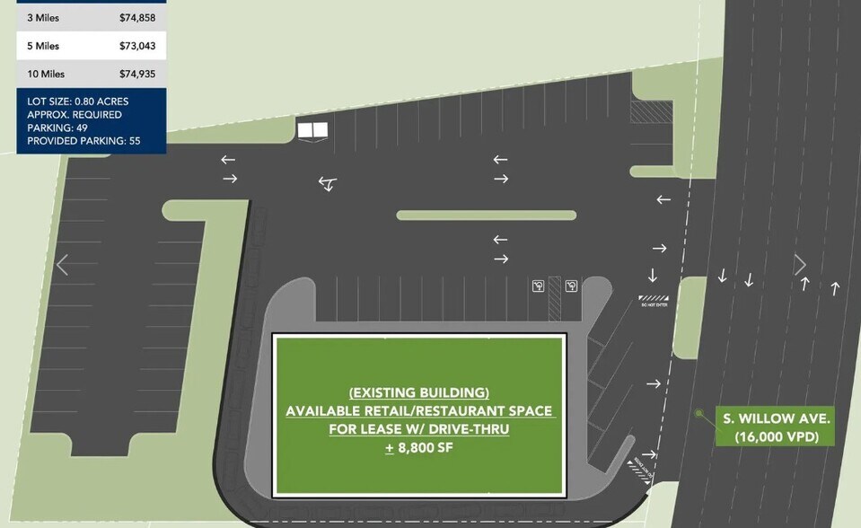 1151 S Willow Ave, Cookeville, TN à louer - Aérien - Image 3 de 4