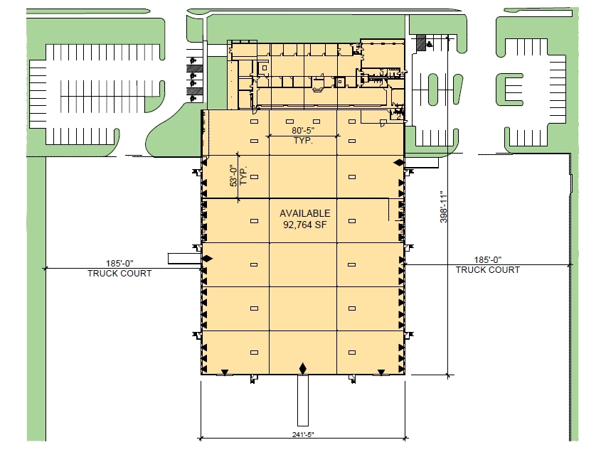 8701 Warehouse Center Dr, Humble, TX à louer Plan de site- Image 1 de 1