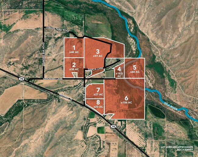 More details for Diamond Bar Rd & Geronimo Ln, Fort Thomas, AZ - Land for Sale