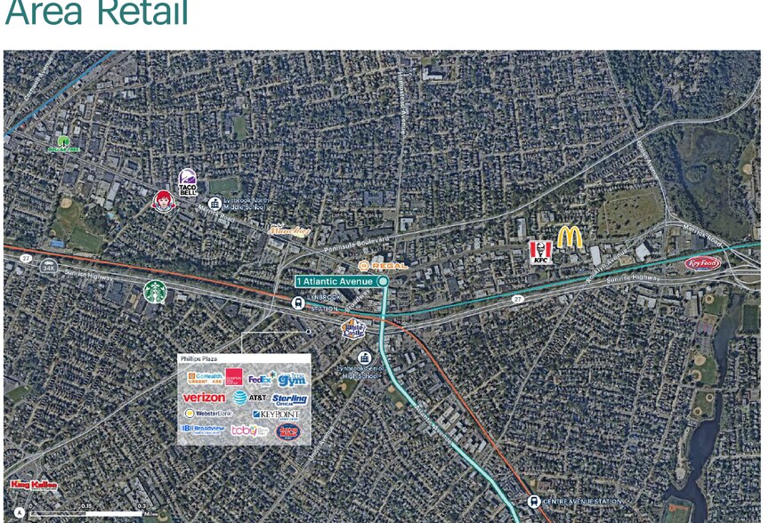 1 Atlantic Ave, Lynbrook, NY à louer - Aérien - Image 2 de 9