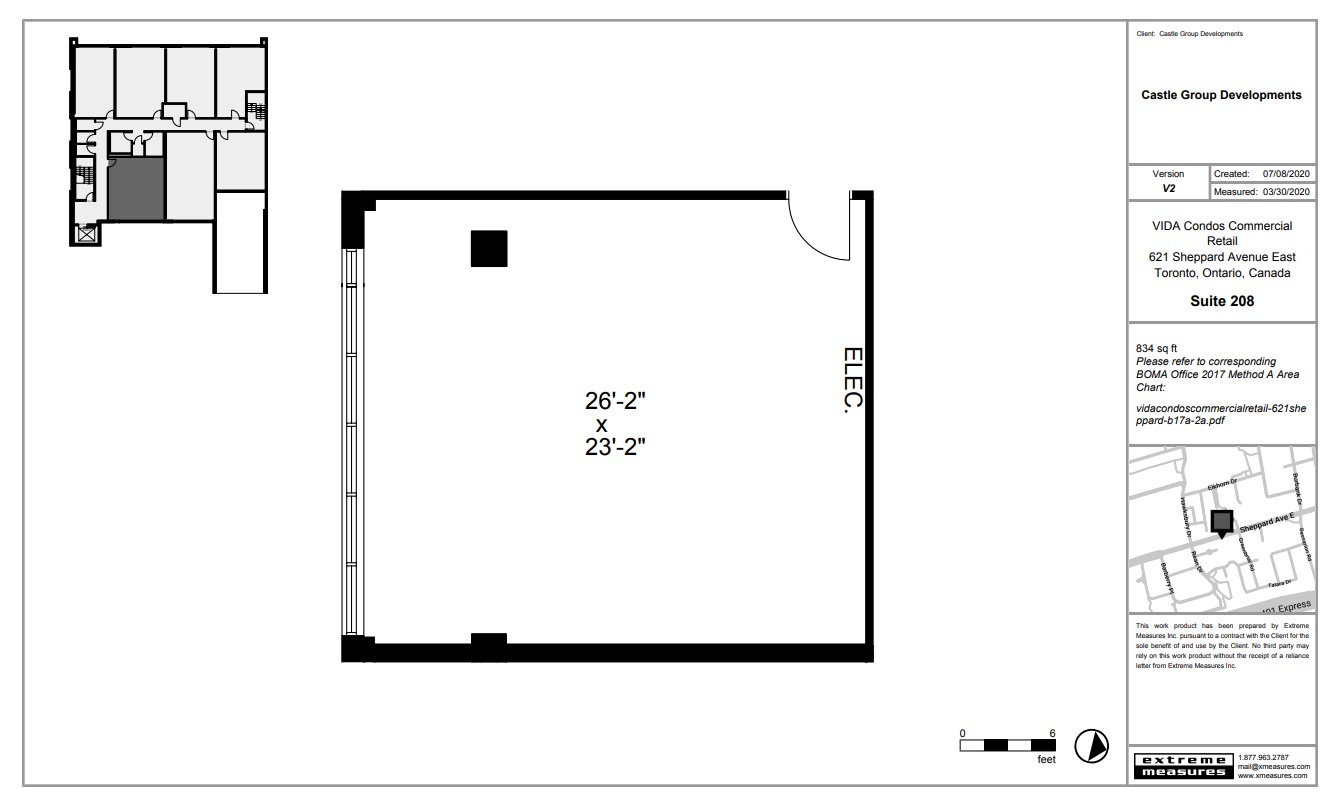 621 Sheppard Ave E, Toronto, ON à louer Plan d’étage- Image 1 de 1