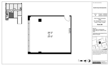 621 Sheppard Ave E, Toronto, ON à louer Plan d’étage- Image 1 de 1